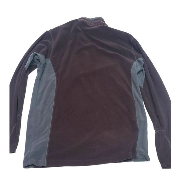 Columbia fleece pullover grey brown men's Size medium - Picture 5 of 6
